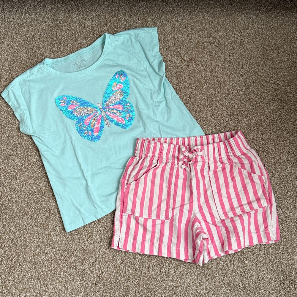 Girls High Wasted Shorts